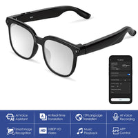 AI Smart Glasses with Camera & Audio