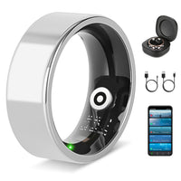 Smart Fitness Ring with Sleep, Stress and Heart Rate Tracking
