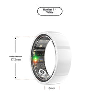 Health Tracking Ring for Heart Rate Sleep and Blood Oxygen Monitoring