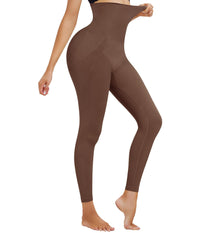 High Waist Cropped Leggings with Tummy Control